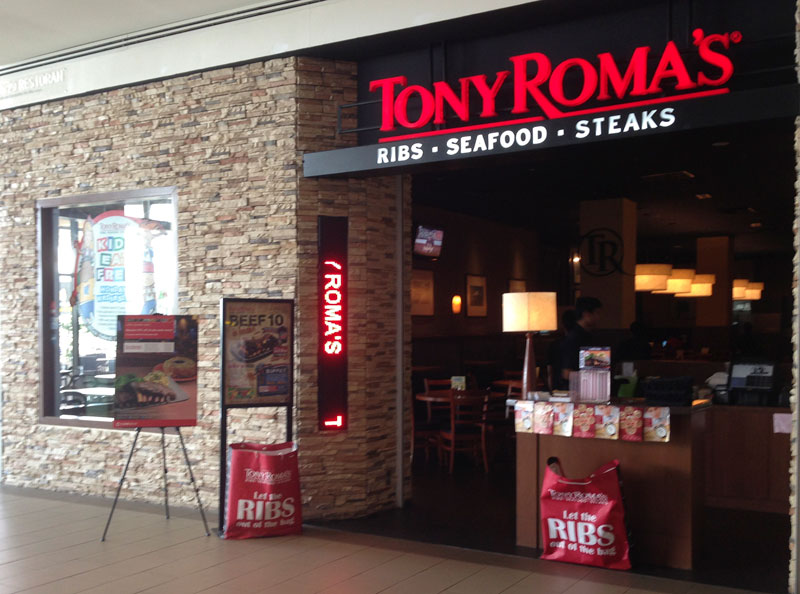 Tony romas melaka